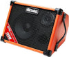 Coolmusic BP80 Battery Powered Acoustic Guitar Amplifier- Portable Bluetooth Speaker 100W, 6 Inputs,3 Band EQ,Orange