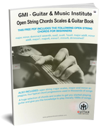 Open String Guitar Chords - Arpeggios - Scales Book - SOFORTIGER DOWNLOAD