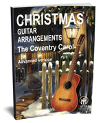 The Coventry Carol: PDF Advanced Version for guitar - Sheet Music Download