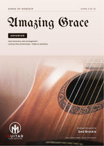 Amazing Grace: PDF Advanced Version for guitar - Sheet Music Download