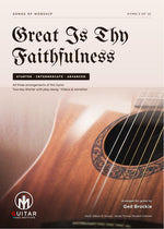 Great Is Thy Faithfulness: PDF Combined Versions for guitar - Sheet Music Download