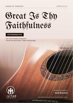 Great Is Thy Faithfulness: PDF Intermediate Version for guitar - Sheet Music Download
