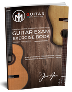 Quaderno per esercizi per l'esame di chitarra - VERSIONE CON RILEGATURA PERFETTA