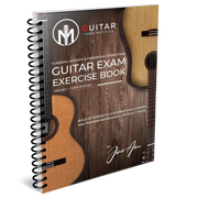 Livro de exercícios para exame de guitarra - VERSÃO WIRE BOUND