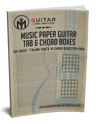 Blank TAB & Chord Boxes - PERFECT BOUND VERSION