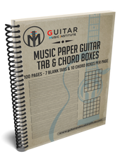 Blank TAB & Chord Boxes - WIRE BOUND VERSION