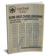 Blank Bass Chord Diagrams Book - PERFECT BOUND VERSION