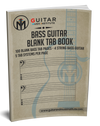 4 String Bass Blank TAB Book - Perfect Bound Version