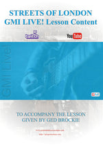 GMI LIVE! STREETS OF LONDON Lesson Free PDF