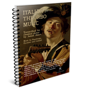 Música de tiorba italiana - VERSIÓN ENCUADERNADA CON ALAMBRE