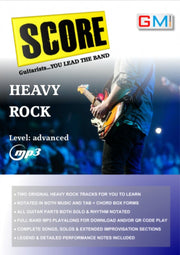 Heavy Rock Play Along "SCORE - You Lead The Band!" - GMI - Guitar and Music Institute Online Shop