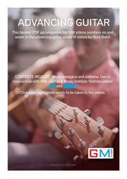 ADVANCING GUITAR COURSE SUPPORTING PDF BOOK BY ROSS BAIRD - GMI - Guitar and Music Institute Online Shop